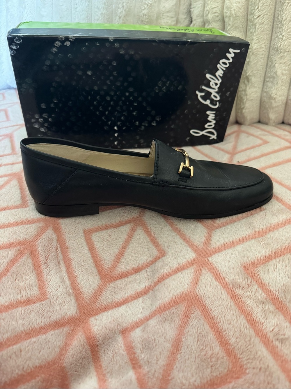 Sam Edelman Women’s Black Leather Bit Loafers - Picture 2 of 7
